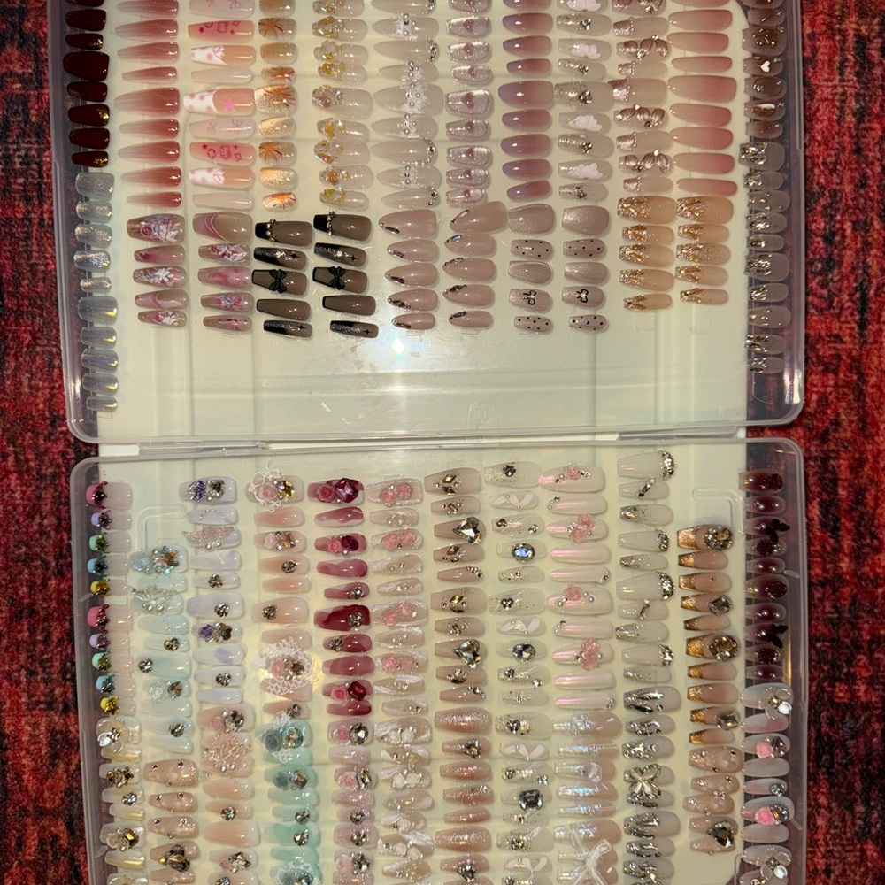 Elegant Multicolor Nail Art Set